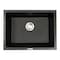 Msi Gray Single Bowl 24in X 18in Quartz Undermount  Kitchen Sink ZOR-QTZ-SBSNK-0100 - alternate 2